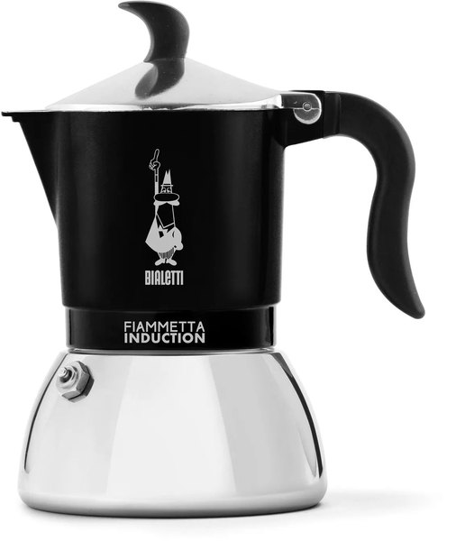 BIALETTI 7146 Fiammetta indukciós kotyogós kávéfőző, 4 adagos, fekete