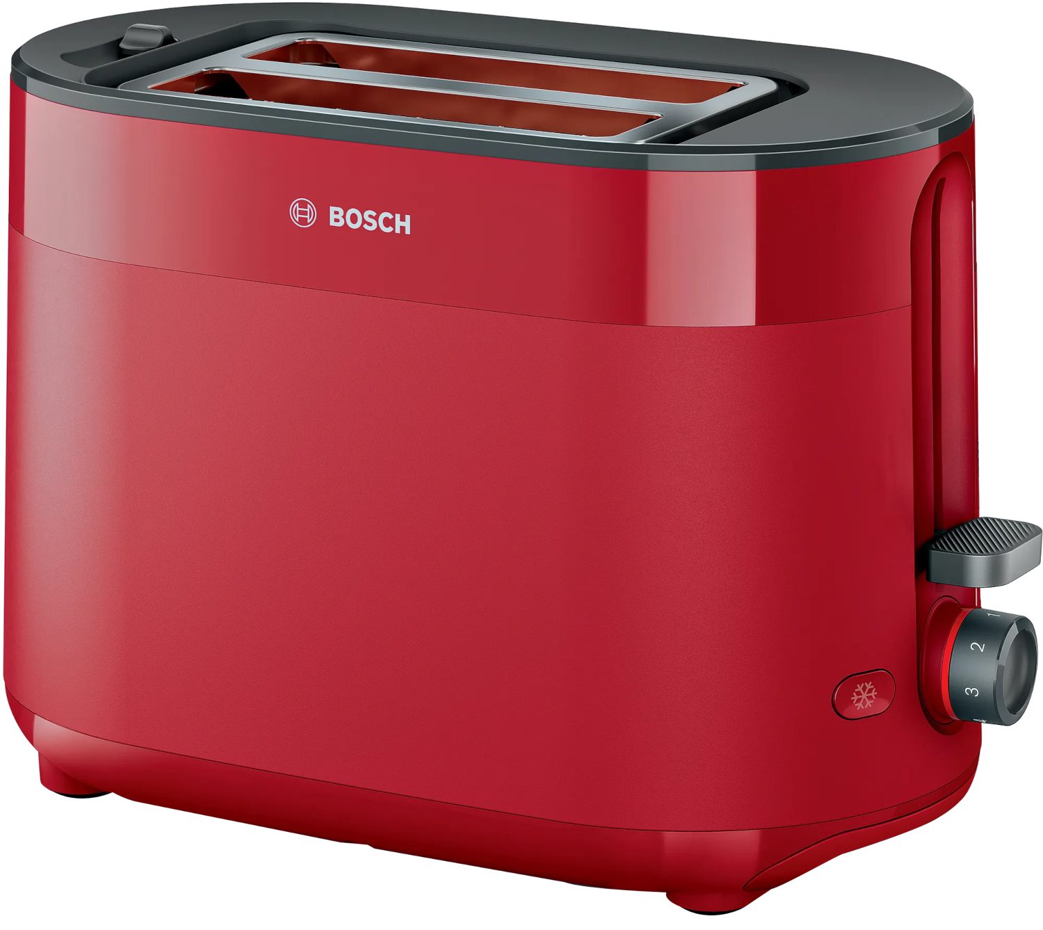 BOSCH TAT2M124 MyMoment kenyérpirító, 2 szeletes, 950 W, piros