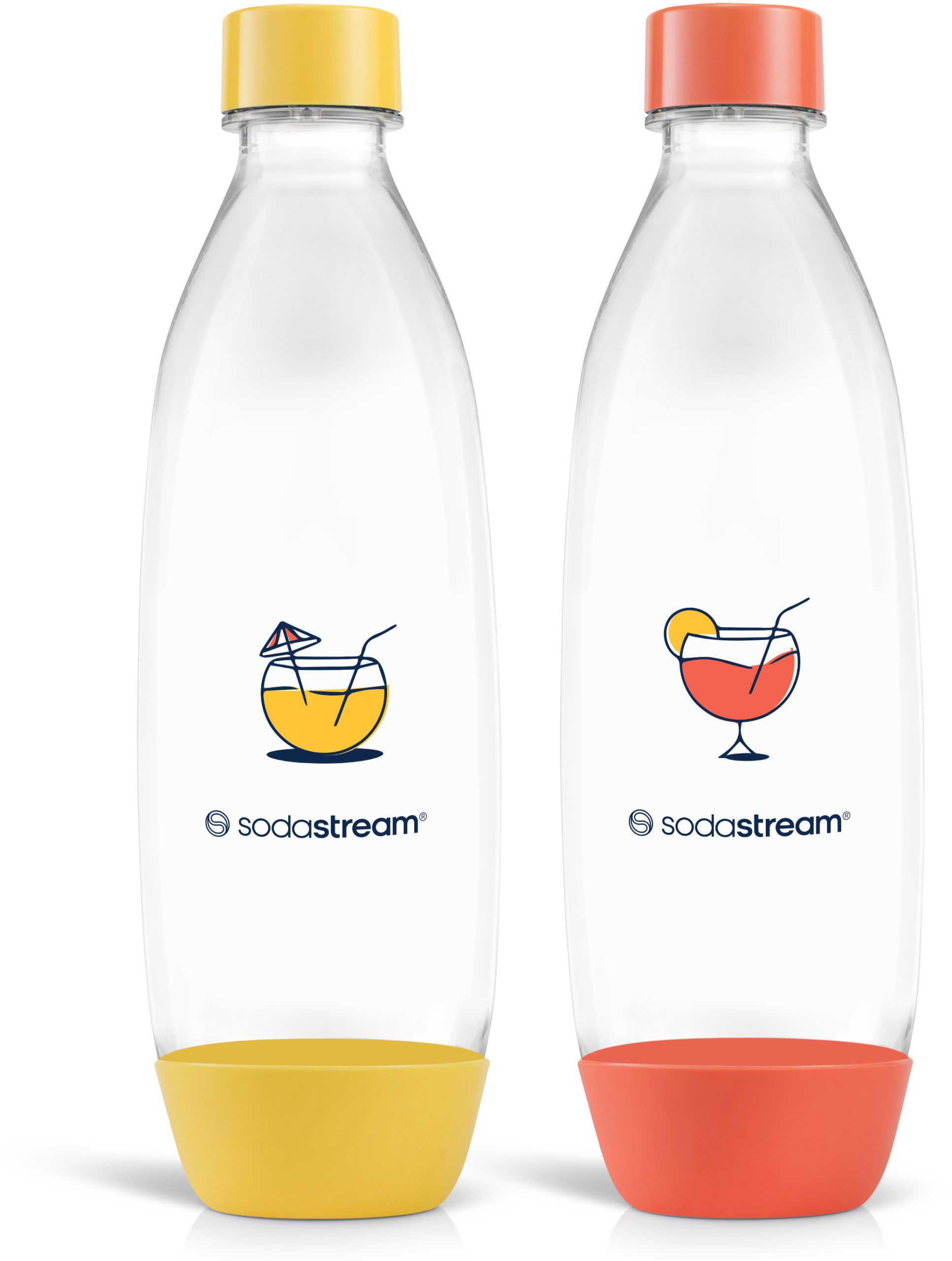 SODA STREAM Bo Fuse duo kétdarabos palackszett narancs- és citromsárga színben