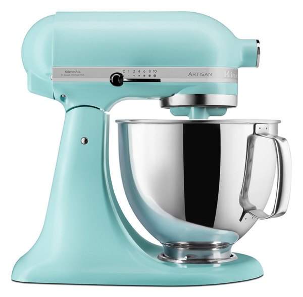 KITCHENAID 5KSM125EMI Artisan robotgép 4,8 l-es rozsdamentes tállal, kristálykék