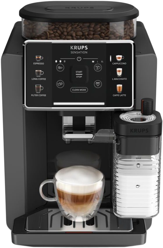 KRUPS EA912HF0 Sensation Milk automata kávéfőző beépített darálóval