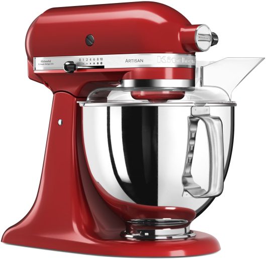 KITCHEN AID KA 5KSM175EER piros konyhai robotgép 4,8 literes keverőtállal
