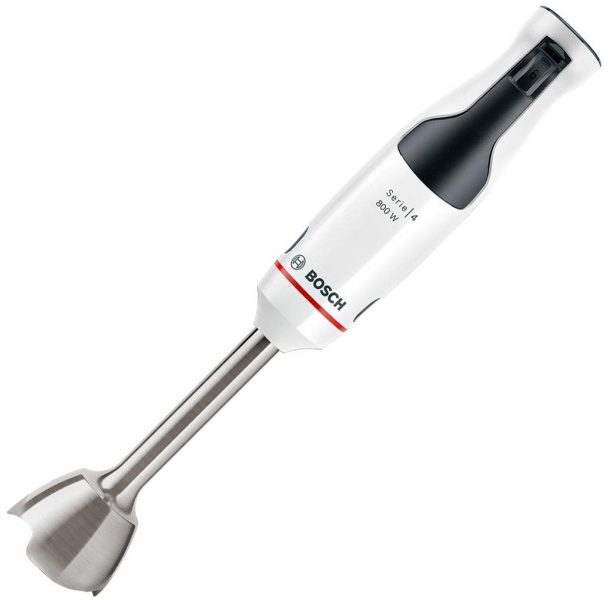 BOSCH MSM4W421 ErgoMaster Serie4 800 W-os botmixerszett aprítóval és habverővel, fehér