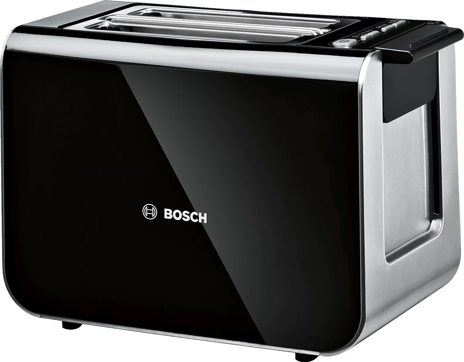 BOSCH TAT8613N Styline kenyérpirító, 2 szeletes, 860 W, 9 pirítási fokozattal