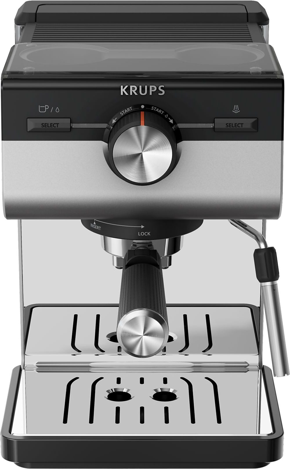 KRUPS XP384E10 Authentic+ manuális eszpresszó kávéfőző gőzfúvókával