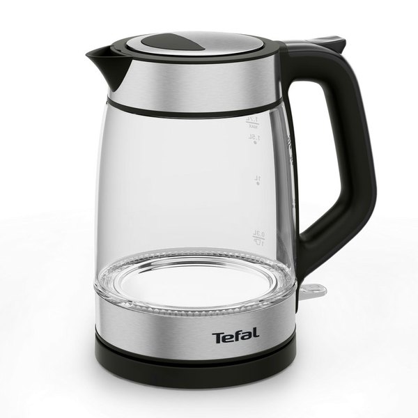 TEFAL KI605830 fekete üveg vízforraló hőmérséklet-szabályozással, 1,7 l