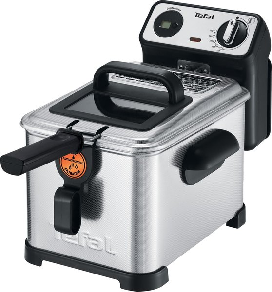 TEFAL FR511170 Filtra Pro 3 l-es rozsdamentes acél fritőz