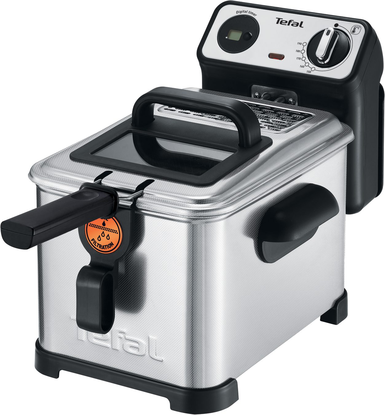 TEFAL FR511170 Filtra Pro 3 l-es rozsdamentes acél fritőz