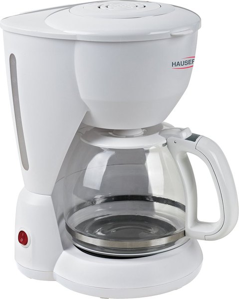 HAUSER C-915W fehér filteres kávéfőző, 10–12 csészés
