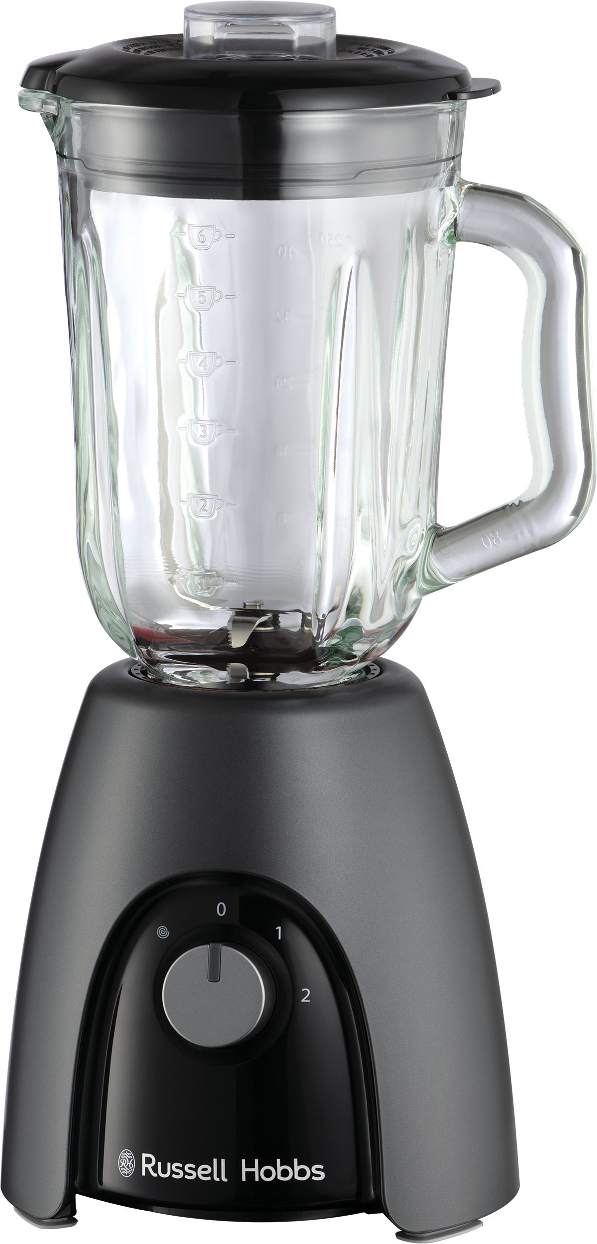 RUSSELL HOBBS 27121-56/RH Desire Matte Charcoal turmixgép 1,5 literes üvegkehellyel