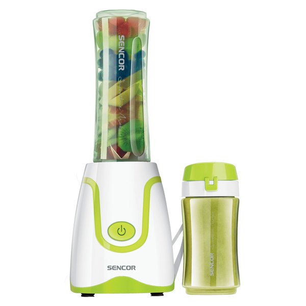 SENCOR SBL 2211GR zöld smoothie mixer két hordozható pohárral