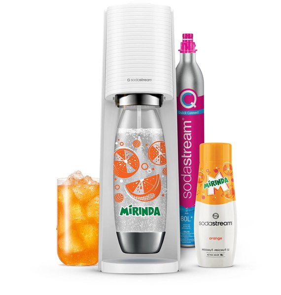 SODA STREAM SM TERRA White MIRINDA MegaPack fehér szódagépszett