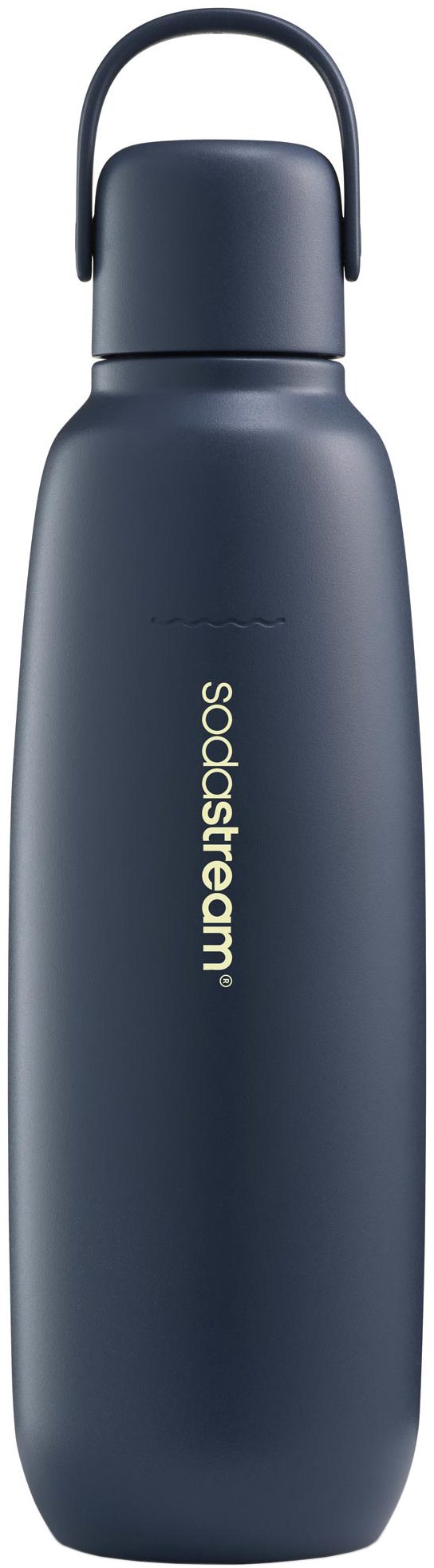 SODA STREAM Fizz&Go 0,9 l-es sötétkék vákuumszigetelt thermo palack