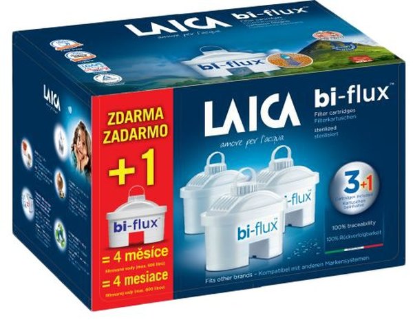 LAICA 3+1db vízszűrőbetét, 150 literes kapacitással
