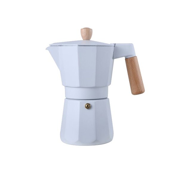 BERGNER BG-38195-WH 3 személyes fehér kotyogós kávéfőző