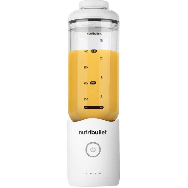 NUTRIBULLET NBP013W fehér akkumulátoros hordozható turmixgép, 590 ml