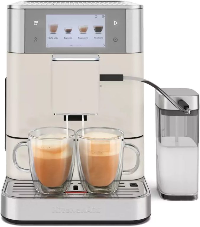 KITCHENAID 5KES8558EPL KF8 automata eszpresszó kávéfőző növényi ital programmal, porcelán fehér