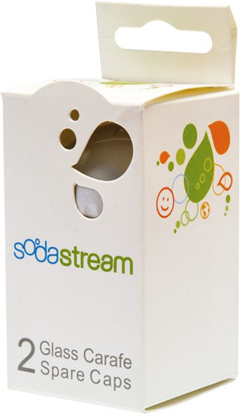 SODA STREAM szürke kupak üveg szénsavasító palackhoz, 2 db