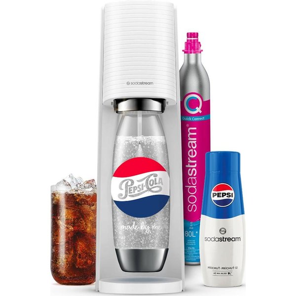 SODA STREAM SM TERRA fehér szódagép Pepsi MegaPack csomaggal