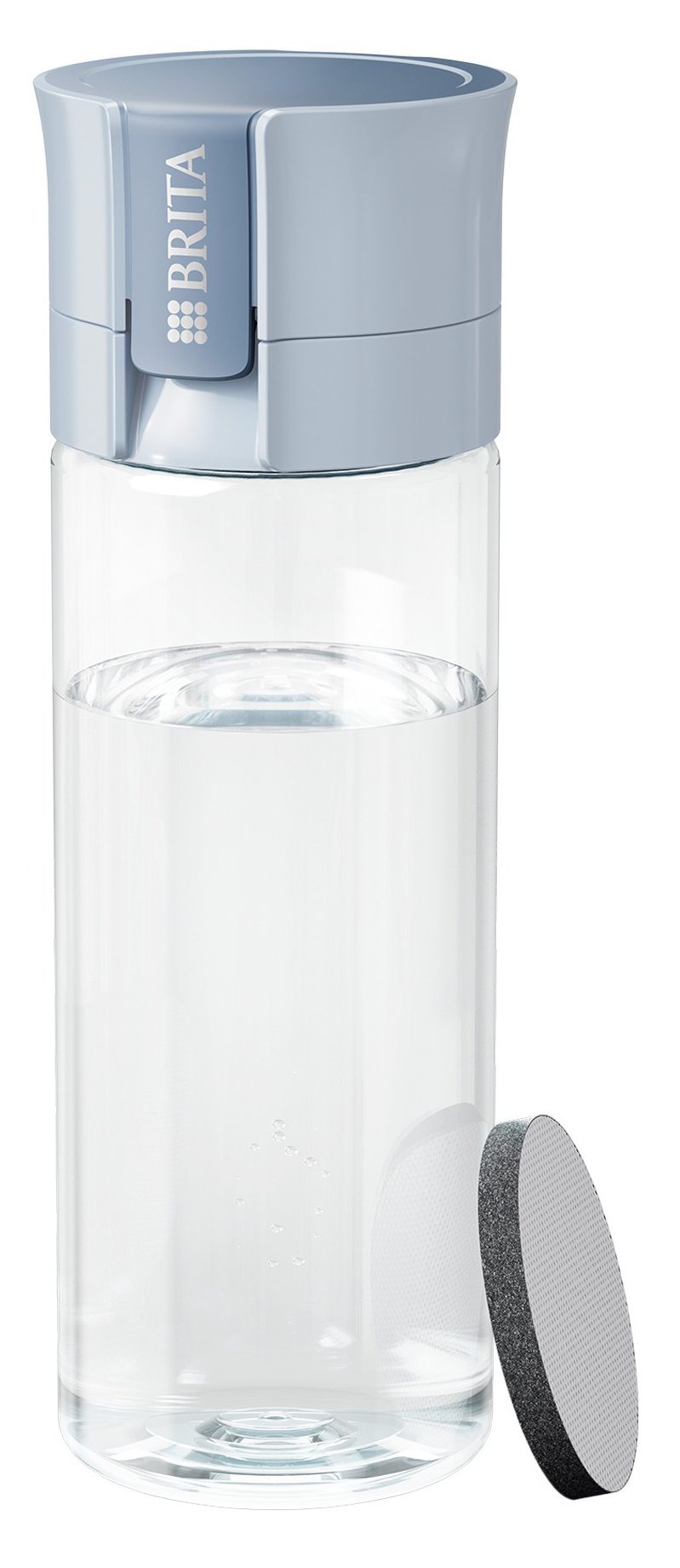 BRITA Vital világoskék vízszűrős kulacs, 0,6 l, 2 MicroDisc szűrőkoronggal