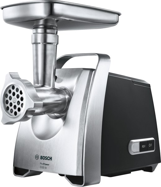 BOSCH MFW68660 húsdaráló 2200 W, kolbász- és kebbefeltéttel, szeletelővel és passzírozóval