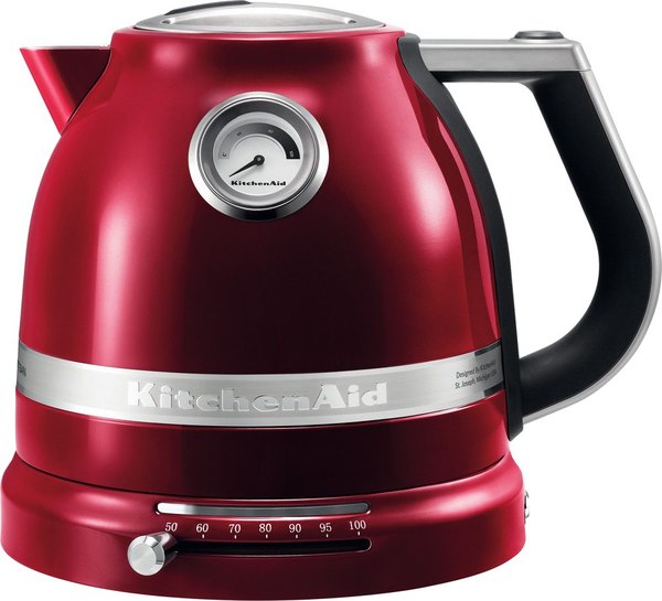 KITCHEN AID 5KEK1522ECA Artisan almapiros vízforraló állítható hőmérséklettel, 1,5 l