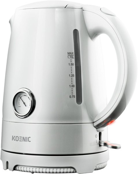 KOENIC KWK 4331 W vízforraló hőmérséklet-kijelzővel, 1,7 l