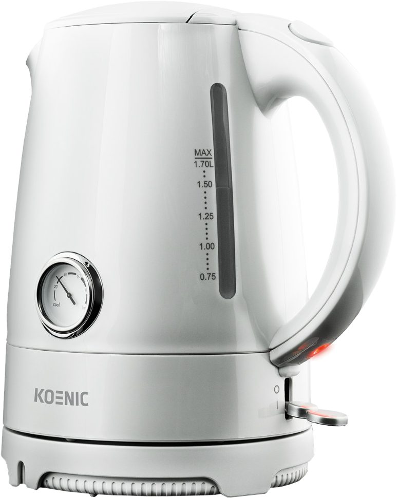 KOENIC KWK 4331 W vízforraló hőmérséklet-kijelzővel, 1,7 l