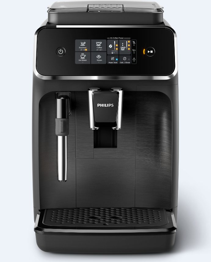 PHILIPS EP2220/10 Series 2200 automata kávéfőző integrált tejhabosítóval, matt fekete