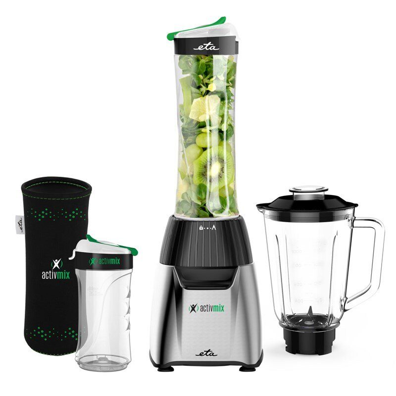 ETA 2103 Activmix Premium inox smoothie turmixgép hordozható edényekkel