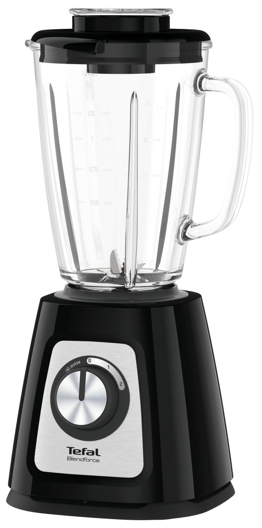 TEFAL BL435831 Blendforce 2 fekete üvegkancsós turmixgép 800 W