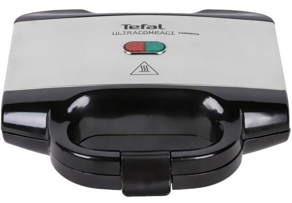 TEFAL SM157236 kompakt szendvicssütő, 700 W, ezüst-fekete