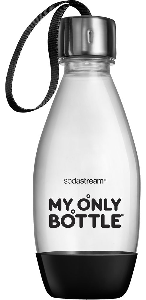 SODA STREAM My Only 0,6 literes fekete szénsavasító palack