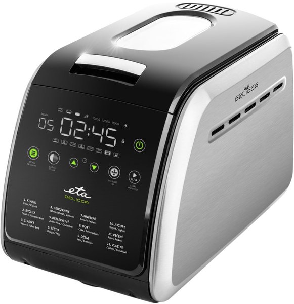 ETA 714990030 Delicca automata kenyérsütő 12 programmal, 850 W