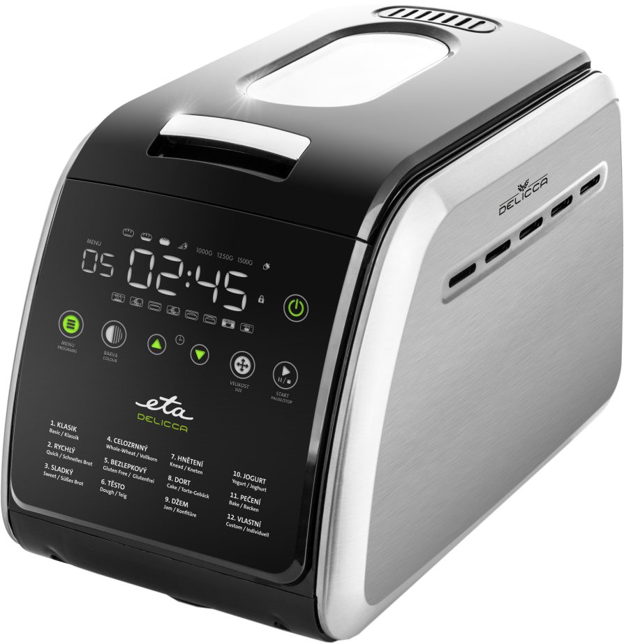 ETA 714990030 Delicca automata kenyérsütő 12 programmal, 850 W
