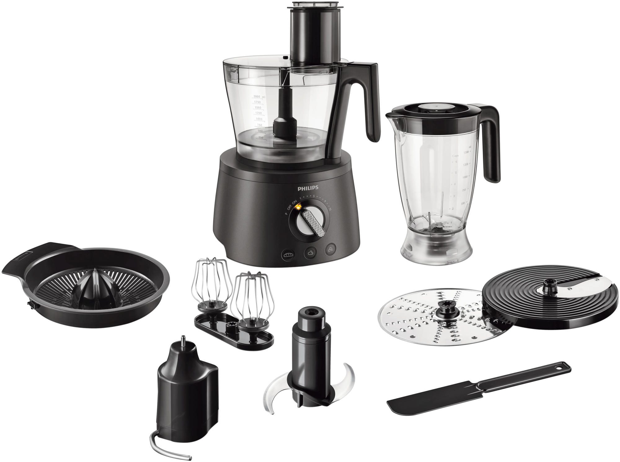 PHILIPS HR7776/90 multifunkciós konyhai robotgép 1300 W teljesítménnyel