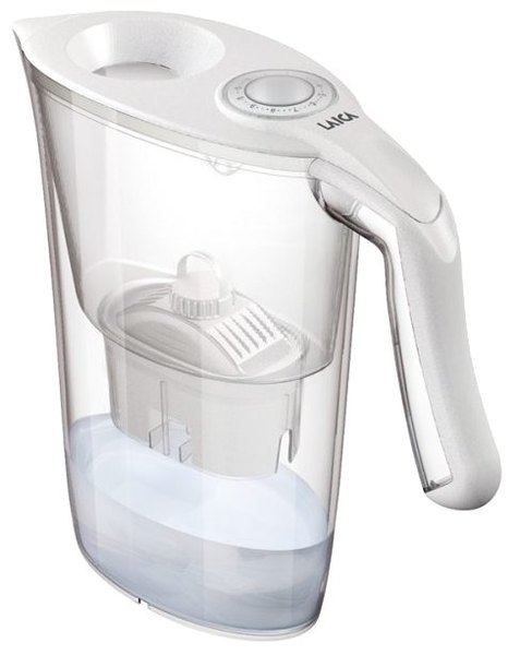 LAICA J35DA Carmen fehér vízszűrő kancsó Quick Fill rendszerrel, 2,3 l