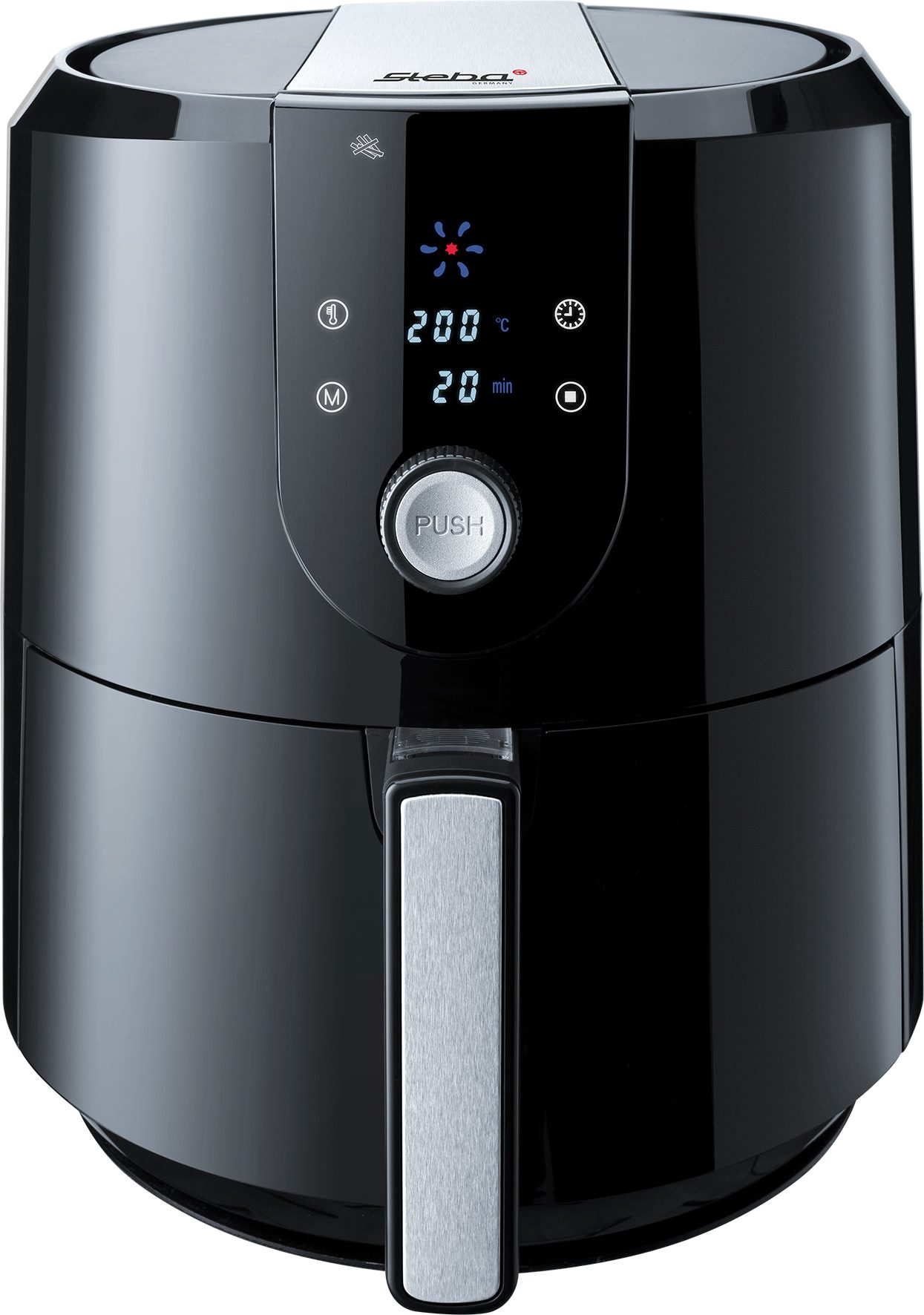 STEBA HF5000XL 5,2 literes fekete forrólevegős sütő