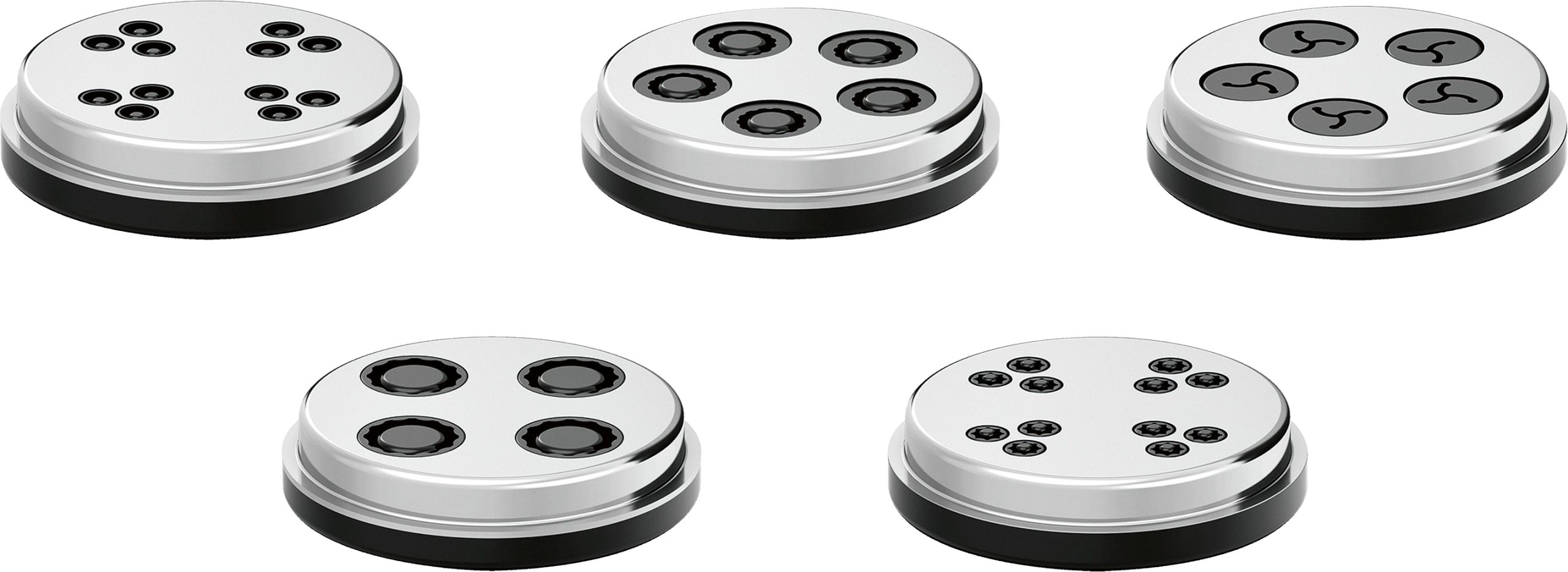 BOSCH MUZ9PP2 nemesacél tésztakészítő korongkészlet, 5 darabos