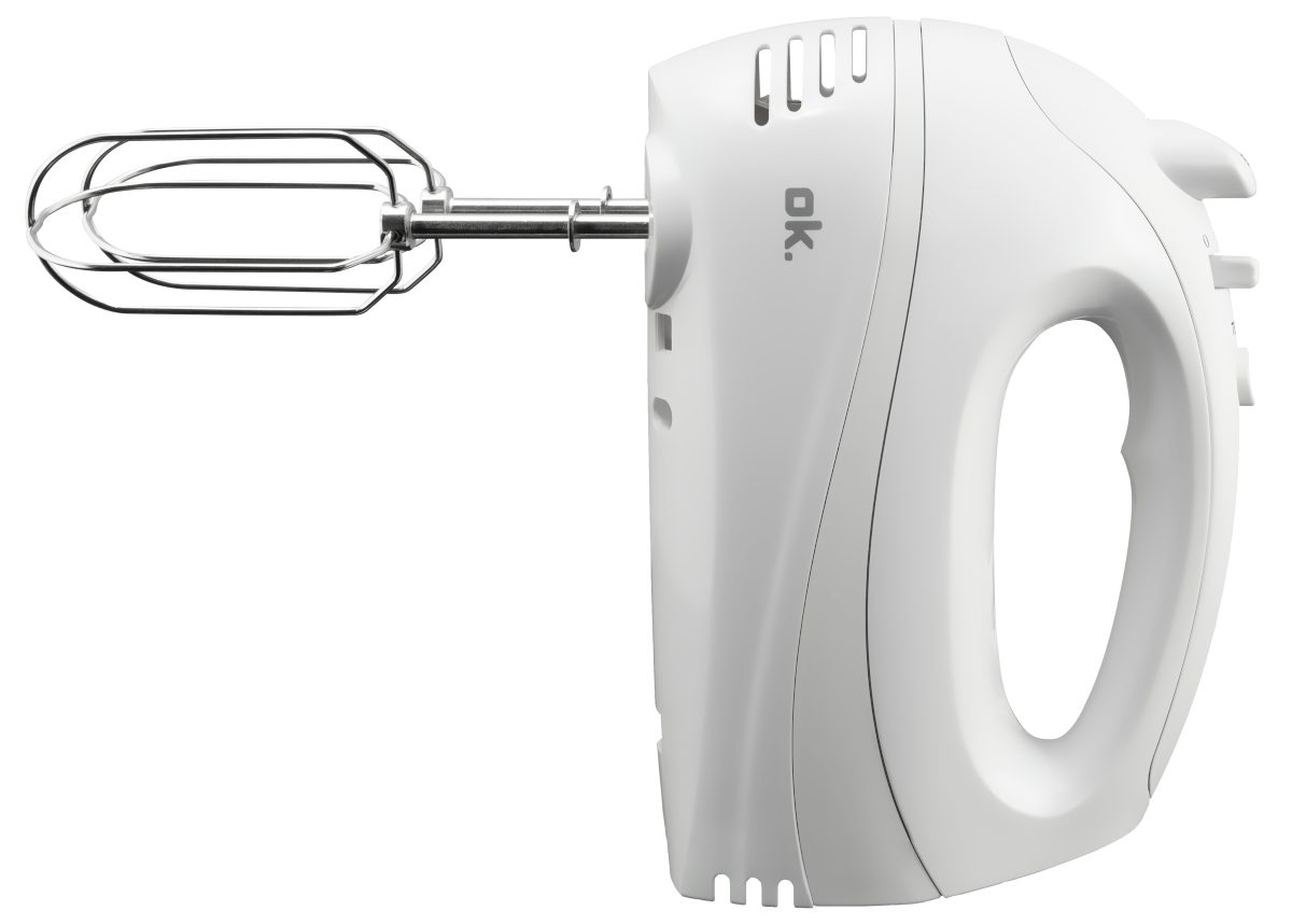 OK. OHM 2519 W fehér kézi mixer 5 fokozattal és turbófunkcióval
