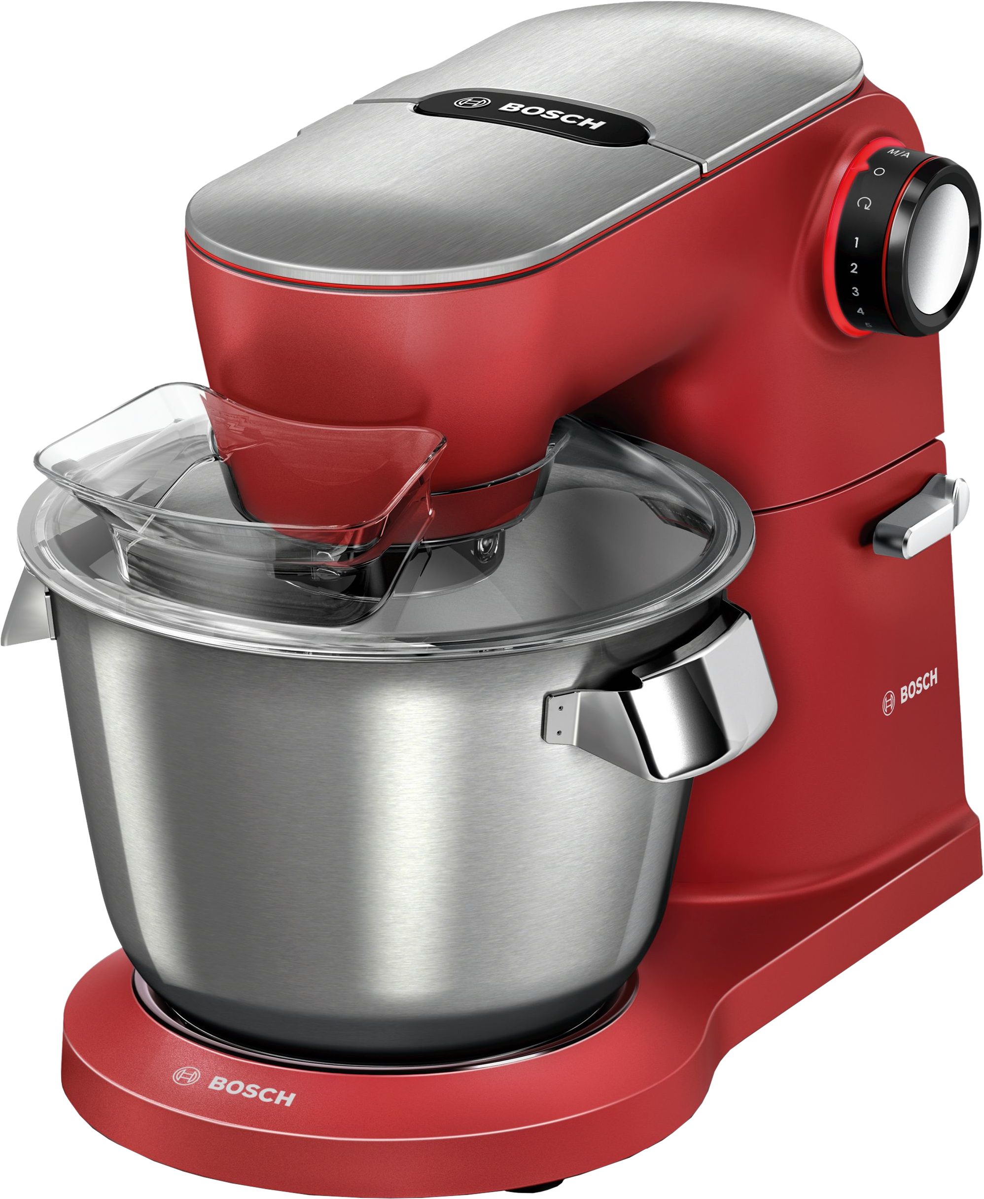 BOSCH MUM9A66R00 1600 W-os robotgép 5,5 literes tállal, piros