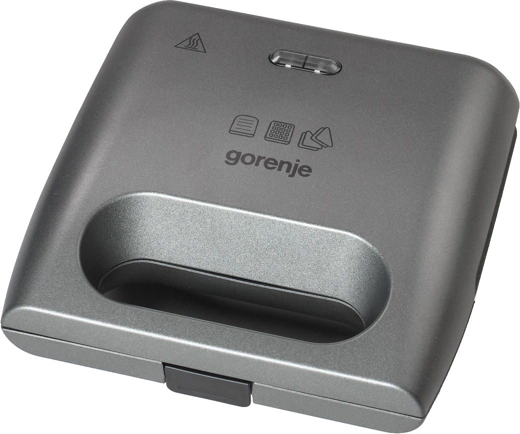 GORENJE SM703 szürke minigrill tapadásmentes, bordázott sütőlappal