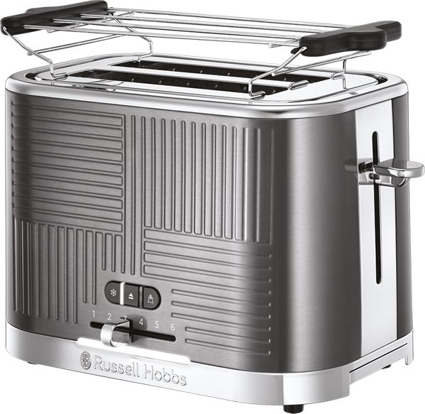 RUSSELL HOBBS 25250-56 Geo Steel kétszeletes kenyérpirító