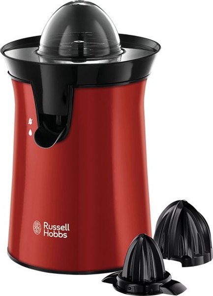 RUSSELL HOBBS 26010-56 Colours Plus Flame piros citrusprés két facsarófejjel