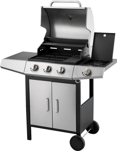 FIELDMANN FZG 3010 gázgrill három égővel és oldalégővel
