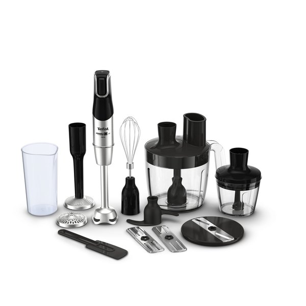 TEFAL HB95LD38 Infiny Force Pro botmixer tartozékokkal, fekete-ezüst