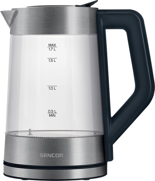 SENCOR SWK 1795SS üveg vízforraló hőfokszabályozással, 1,7 l