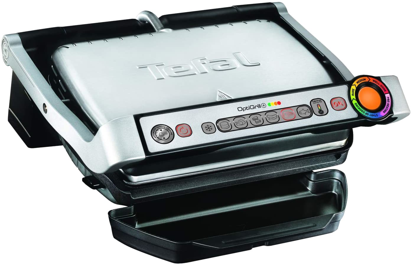 TEFAL GC716D12 OptiGrill+ kontakt grillsütő gofrilappal