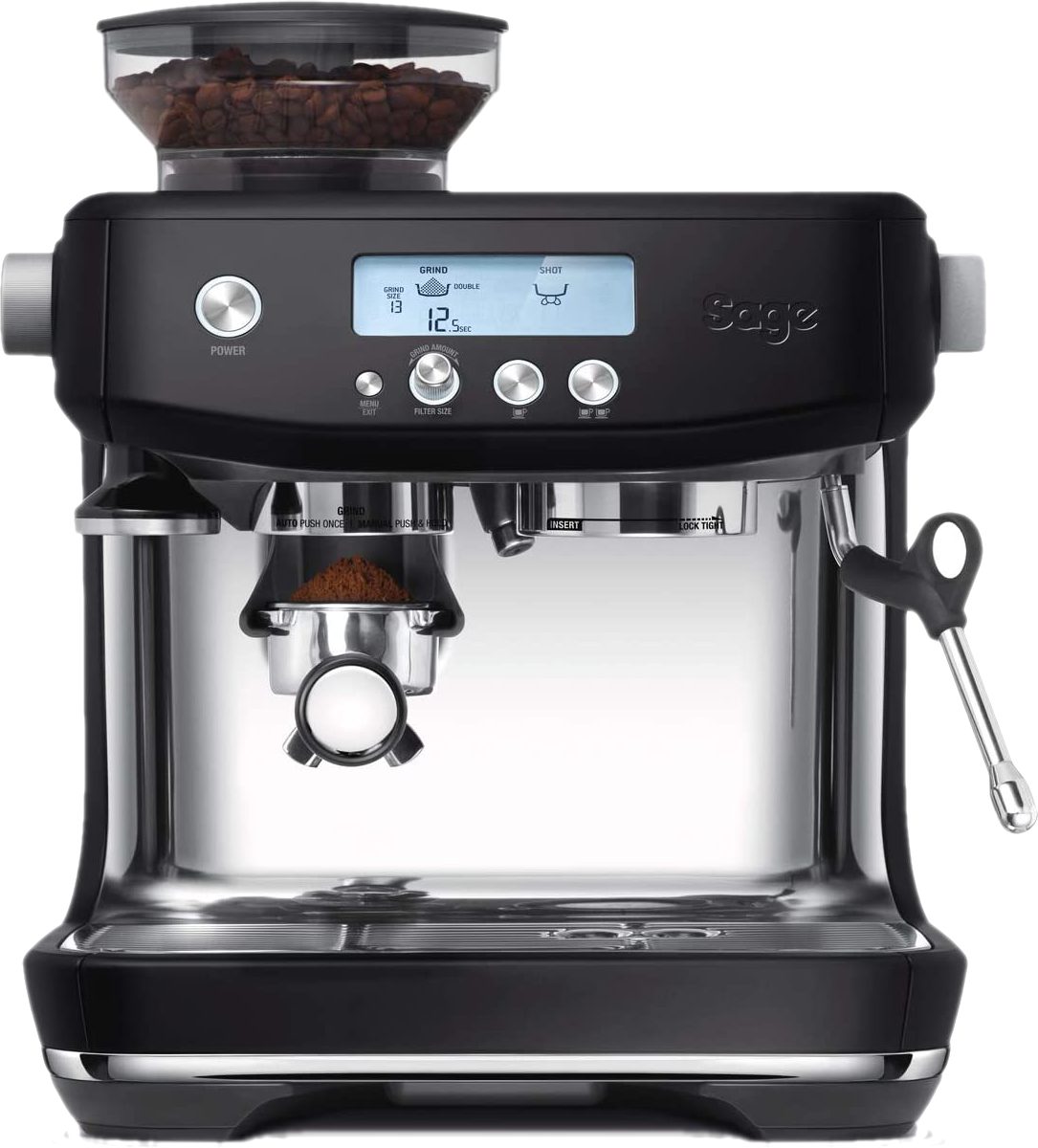 SAGE SES878BTR Barista Pro eszpresszó kávéfőző beépített darálóval
