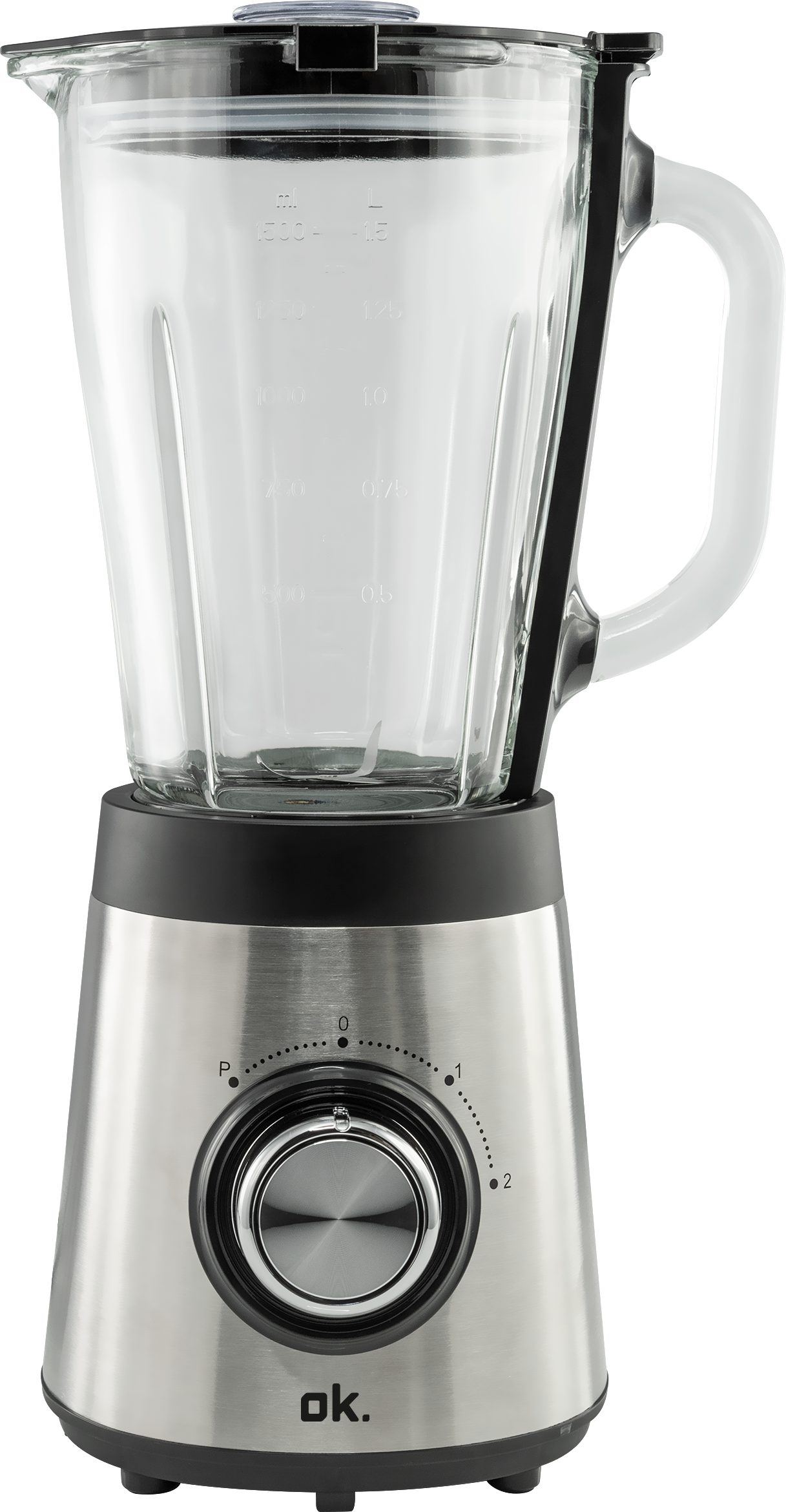 OK. OMX 5220 M turmixgép 500 W-os motorral és 1,5 literes üvegkancsóval